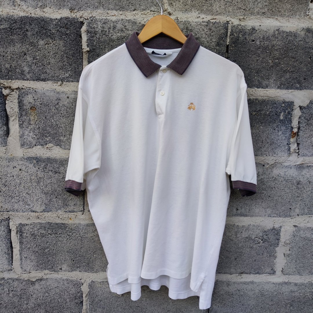 Vintage Brooks Brothers Golden Fleece  Polo Shirt White USA - 其他 - 棉 白色