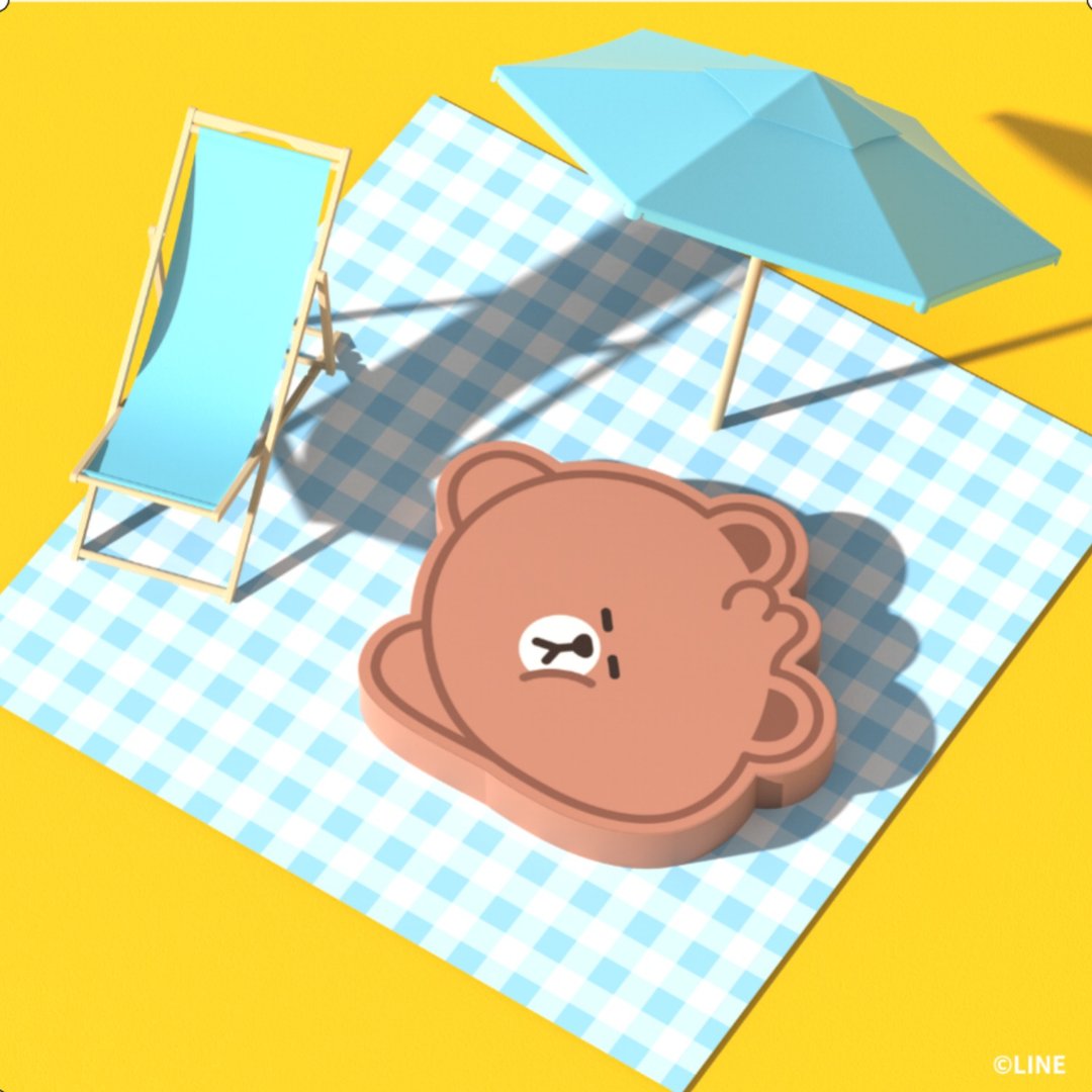 【BROWN 生日快乐】LINE FRIENDS meets thecoopidea 无线充电板 - 手机充电及周边 - 其他材质 