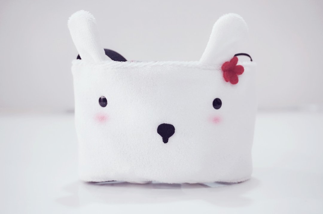 bucute布萝兔环保饮料提袋/饮料杯套/环保杯套/提袋/超人气/手作 - 随行杯提袋/水壶袋 - 聚酯纤维 白色