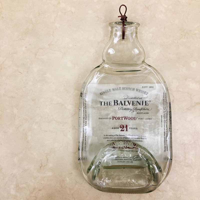 百富21年波特桶单一纯麦威士忌酒瓶吊饰 壁挂装饰 - 摆饰 - 玻璃 