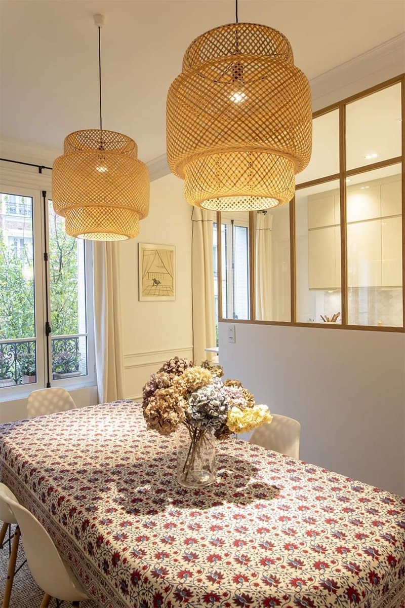 stacked bamboo lamps - 灯具/灯饰 - 木头 