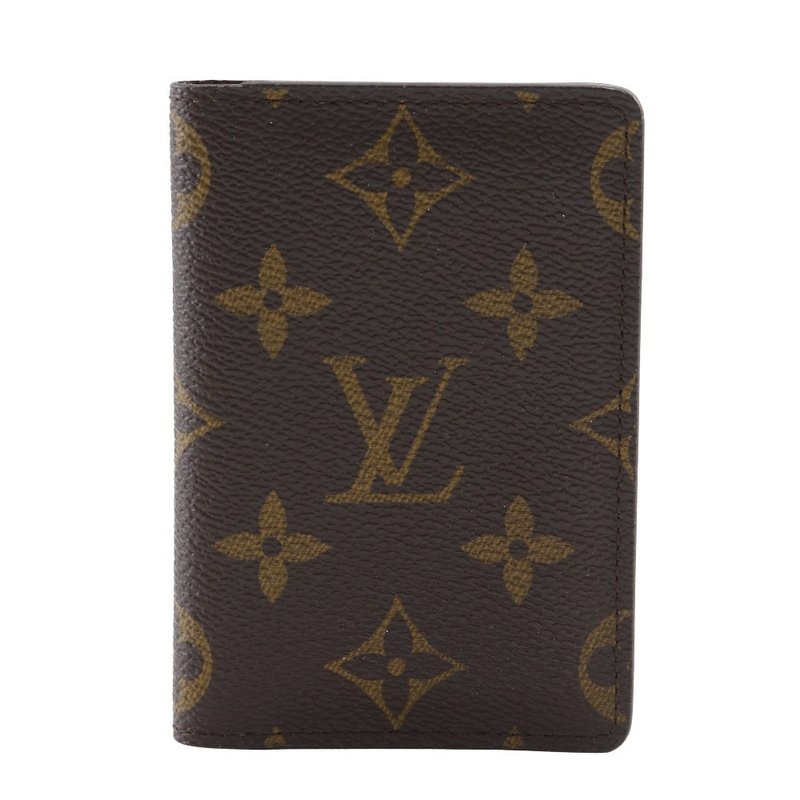 【日本直送】路易威登 LOUIS VUITTON Monogram 卡夹 M61732 咖啡色 MI0098 【二手品】 - 名片夹/名片盒 - 人造皮革 咖啡色