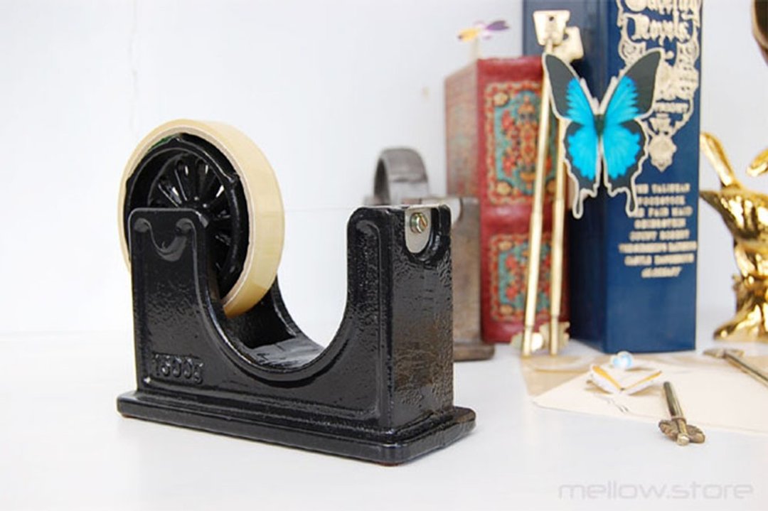 Tape Dispenser Black 复古铸铁胶带座 / 风格黑 - 其他 - 其他金属 黑色