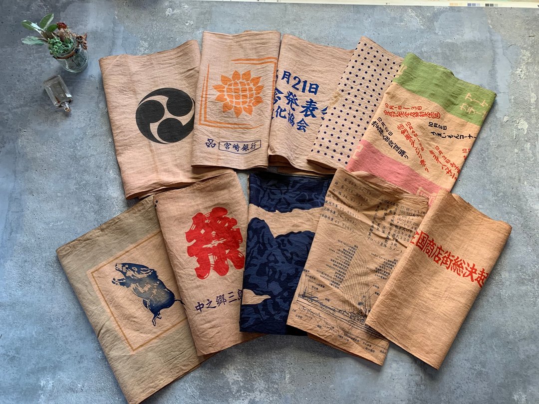 021 柿子涩染日式毛巾10件一套 - 编织/刺绣/羊毛毡/裁缝 - 棉 卡其色