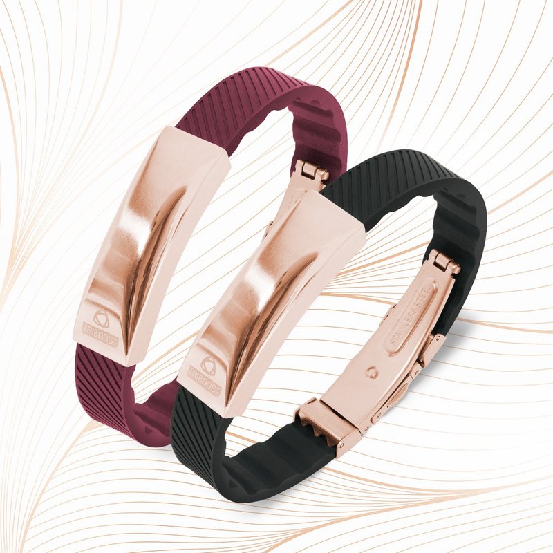 Triboost 极致钛锗手环 (玫瑰金) - 手链/手环 - 硅胶 多色