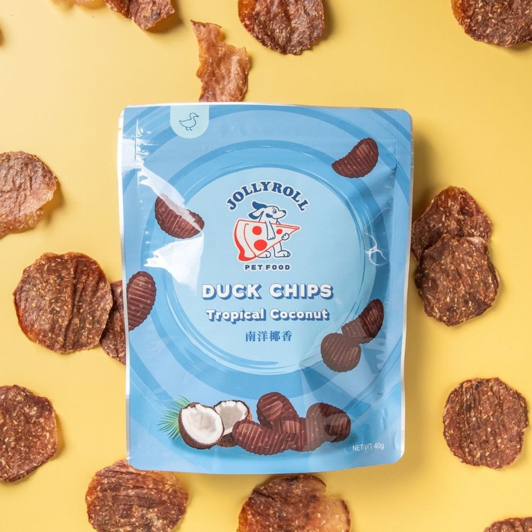喜翻 JOLLYROLL Chips 鸭肉洋芋片 - 南洋椰香 40g - 零食/点心 - 其他材质 
