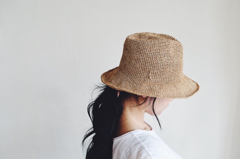 【在线】藤编绅士旅帽・包含工具材料包 教学影片 - 编织/羊毛毡/布艺 - 棉．麻 