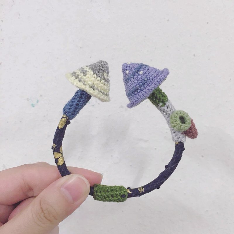 蘑菇手镯 - 手链/手环 - 棉．麻 多色