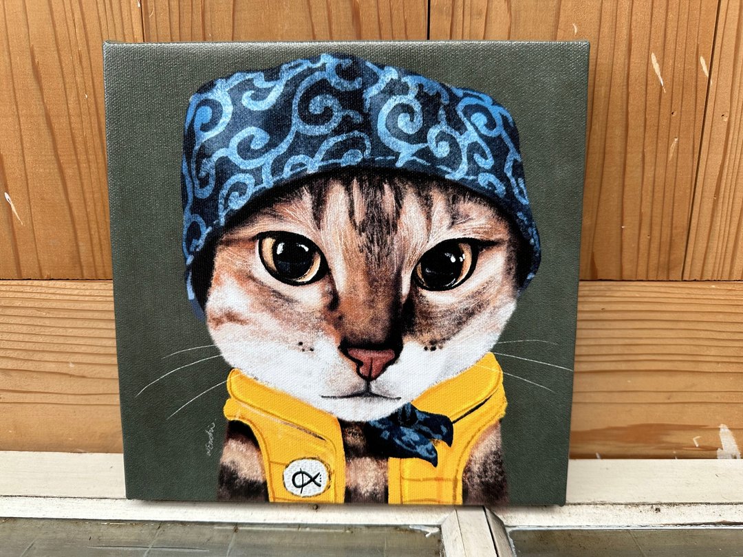 无框画挂画收藏_虎斑猫的开心做无聊事 - 海报/装饰画/版画 - 其他材质 橘色