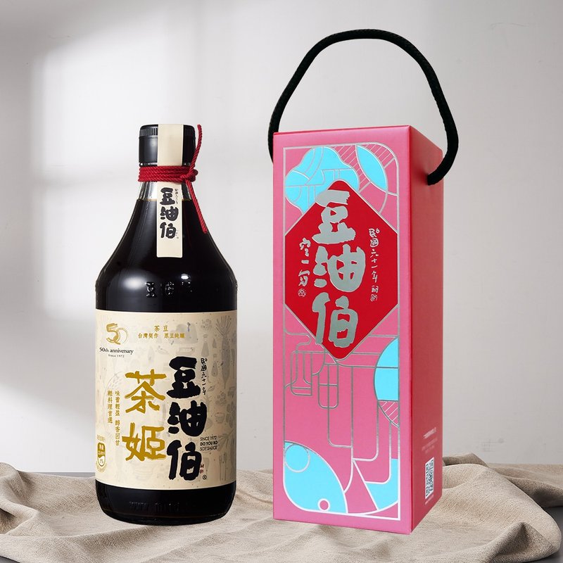 【豆油伯】茶姬酿造酱油500ml(礼盒) - 酱料/调味料 - 其他材质 