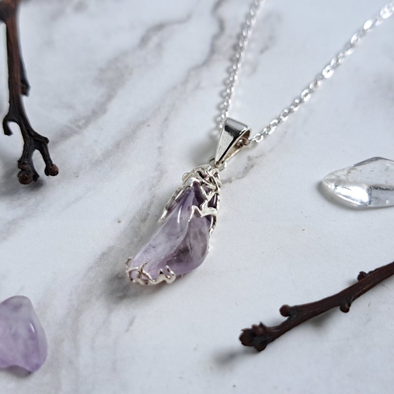 【简约系列】冰晶No.13 - 项链 - 银 