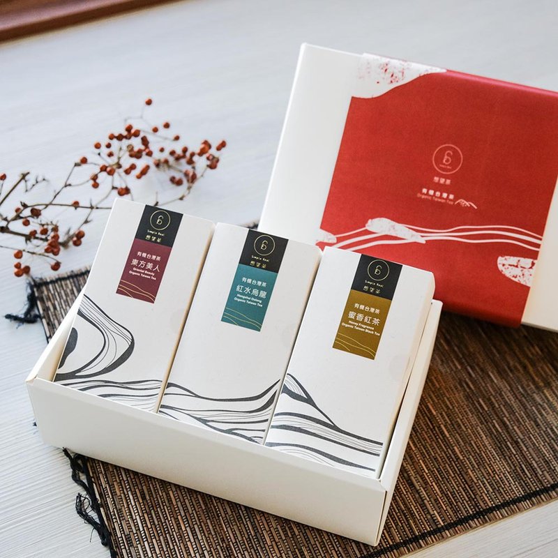 想望茶 有机台湾茶叶 三入礼盒组 东方美人 红水乌龙 蜜香红茶 - 茶 - 其他材质 白色