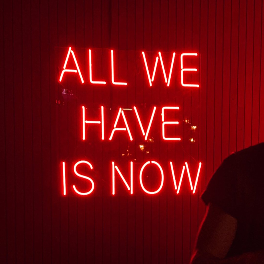 ALL WE HAVE IS NOW霓虹灯LED发光字Neon Sign广告餐厅酒吧 - 灯具/灯饰 - 压克力 透明