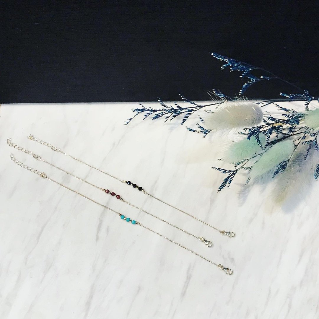 小矿工系列手链/纯银手链/Màn 工 - 手链/手环 - 纯银 银色