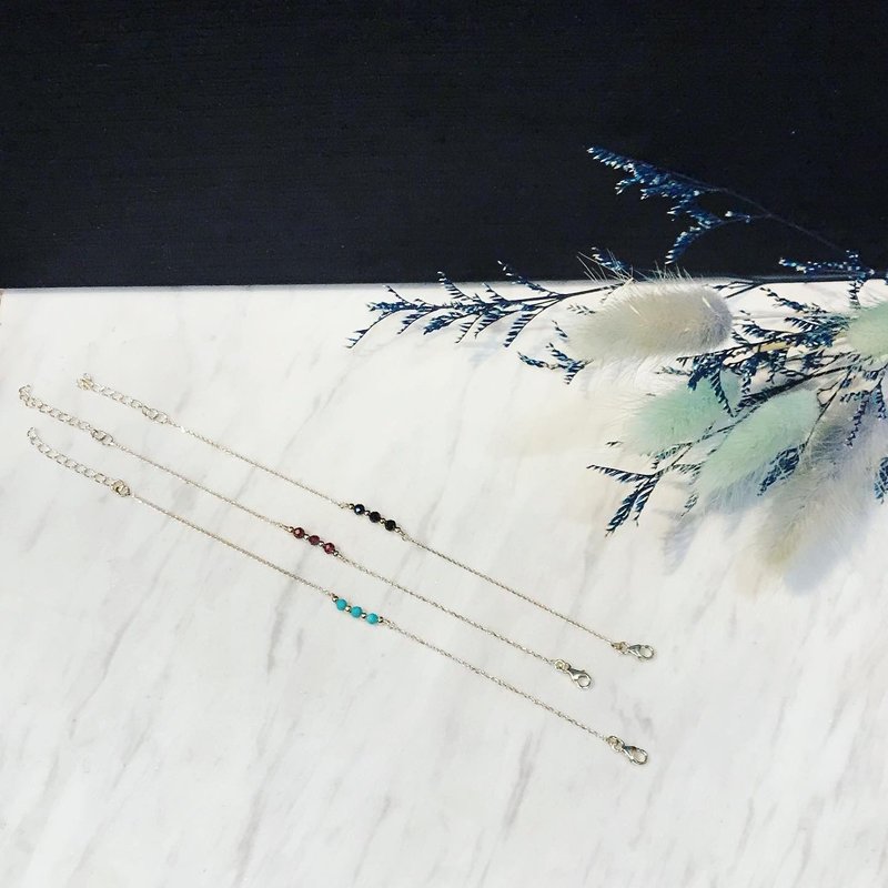 小矿工系列手链/纯银手链/Màn 工 - 手链/手环 - 纯银 银色