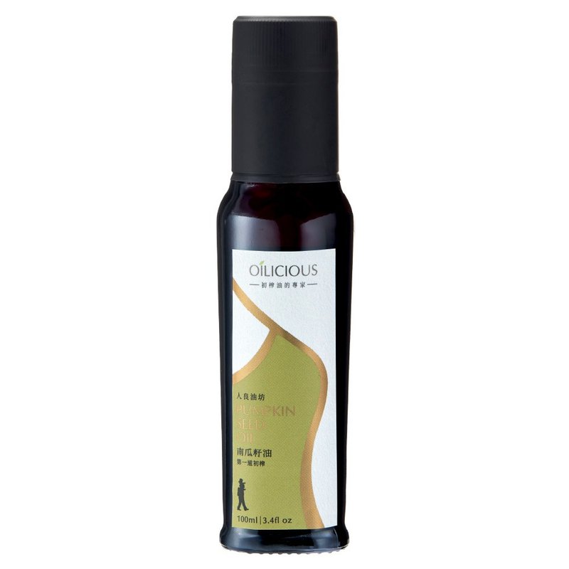 人良油坊 第一道冷压初榨浅焙初榨南瓜籽油100ml 富含锌 - 酱料/调味料 - 新鲜食材 绿色