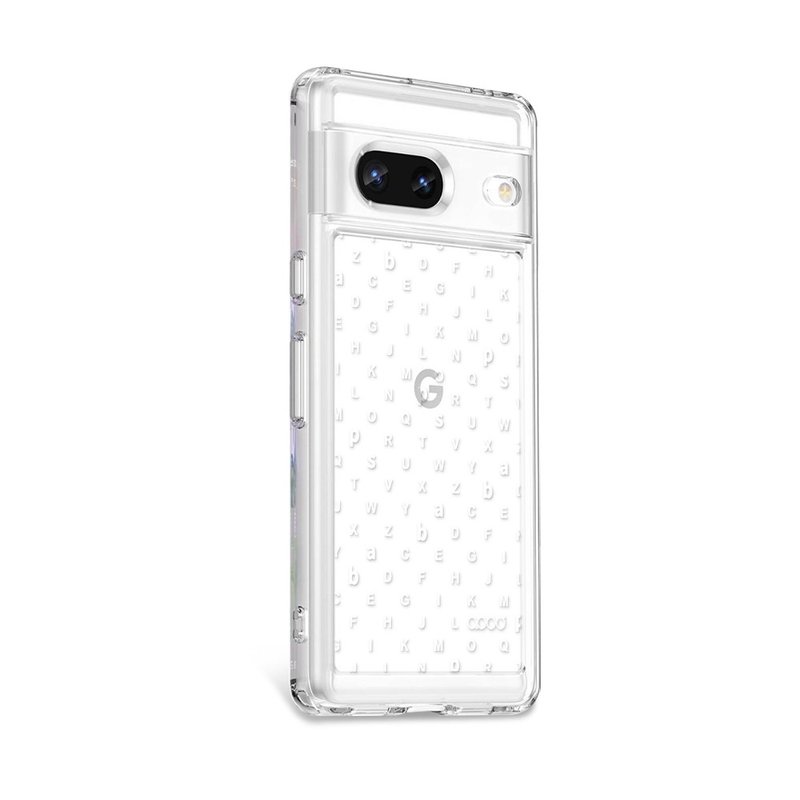 Google Pixel 9/8/7系列 浮雕感防震双料手机壳-Letter - 手机壳/手机套 - 其他材质 多色