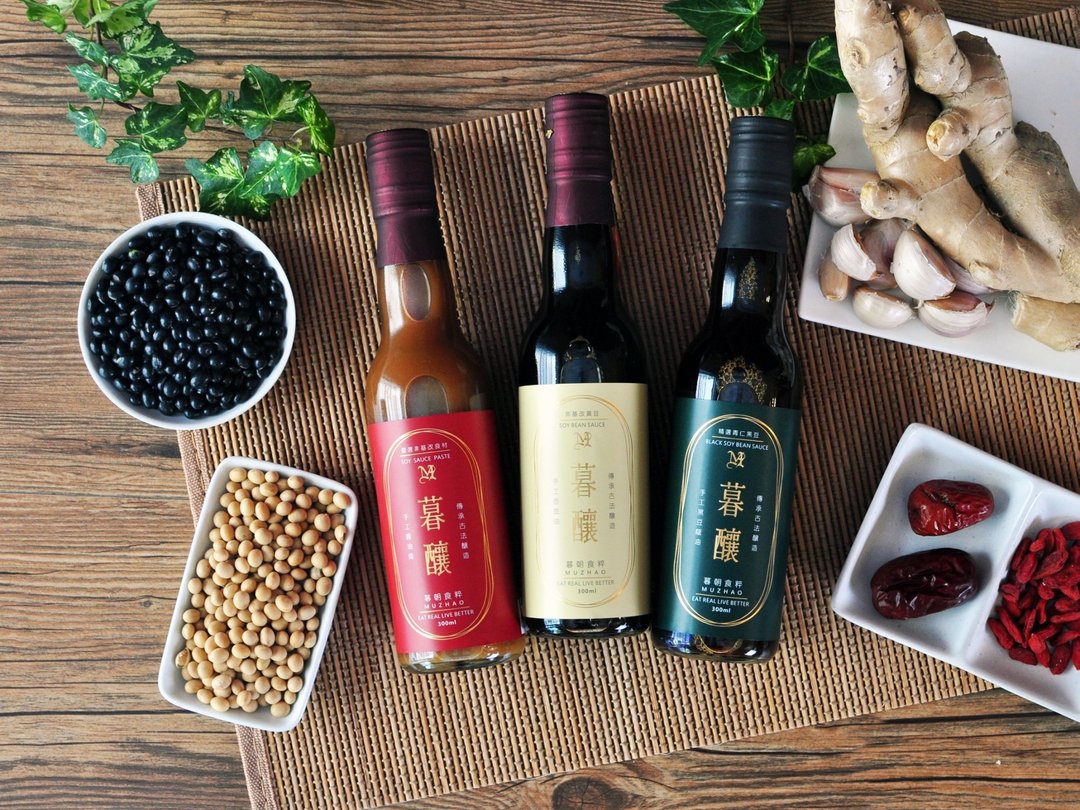 【团购/包邮】手作纯酿酱油 黑豆荫油 壶底油 油膏  12入/组 - 酱料/调味料 - 玻璃 多色