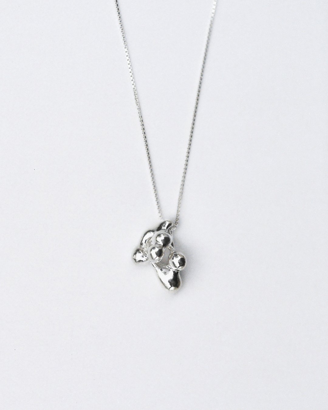 Water bloom necklace 水华 项链 - 项链 - 纯银 银色