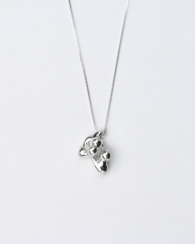 Water bloom necklace 水华 项链 - 项链 - 纯银 银色
