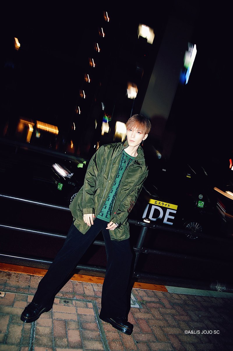 花京院典明 长版防风外套JOJO联名 - 女装休闲/机能外套 - 聚酯纤维 绿色