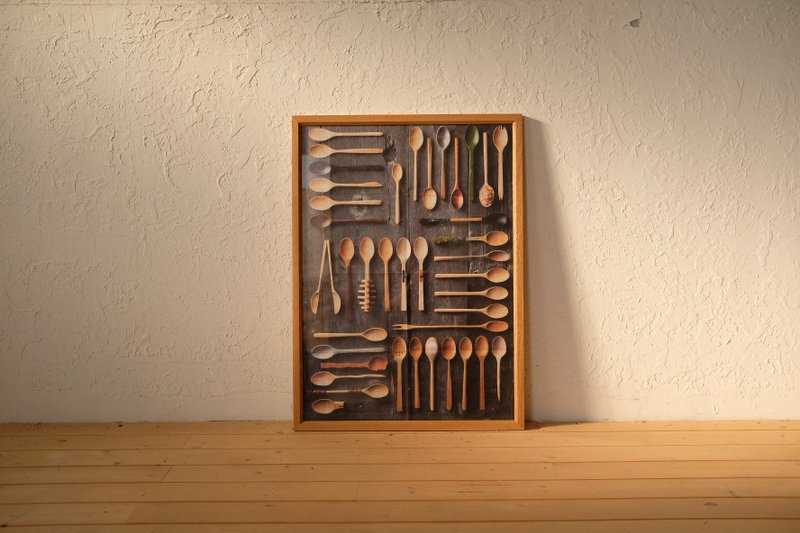 橡木壁挂相框/实木/尺寸可接受定制 - 画框/相框 - 木头 咖啡色