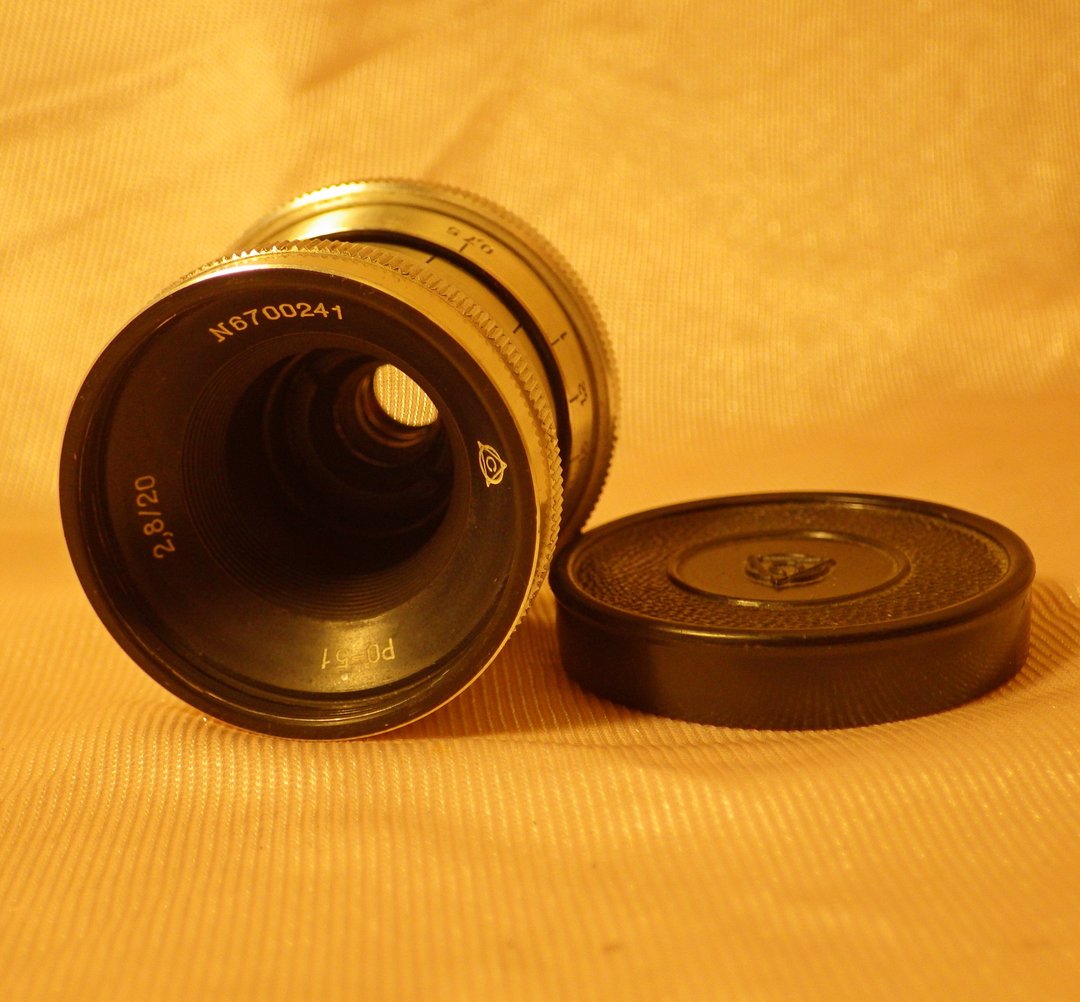 RO-51 PO-51 2.8/20mm 电影镜头 Kiev-16 相机 M27 卡口 1967 - 相机 - 玻璃 
