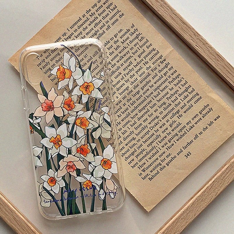 水仙花｜MagSafe 晶透硬壳手机壳 - 手机壳/手机套 - 其他材质 多色