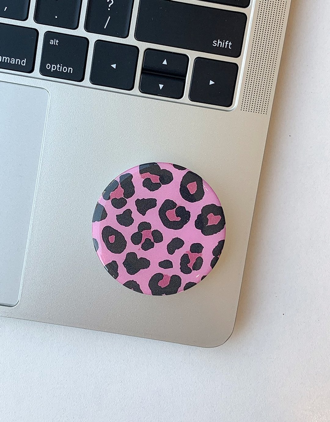 Pink Leopard epoxy iphone phone grip magsafe - 手机配件 - 其他材质 粉红色