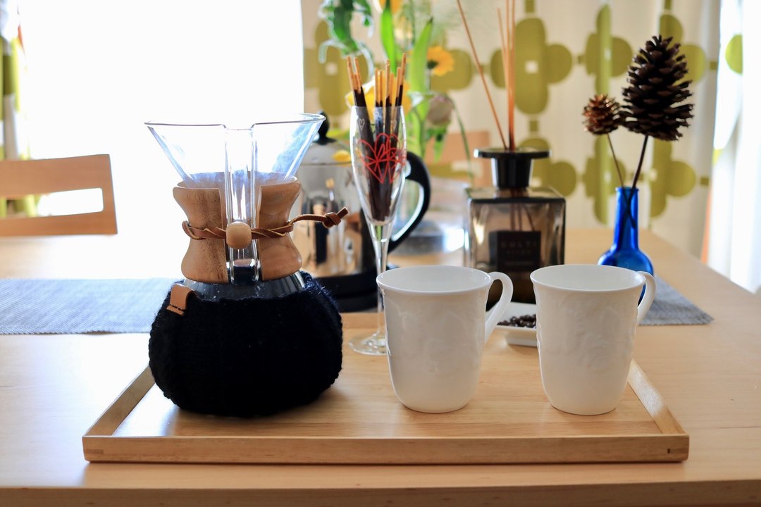 Kemex Cover Cool Black Coffee Cozy Cover Ivory for 6 Cups - 其他 - 其他材质 黑色