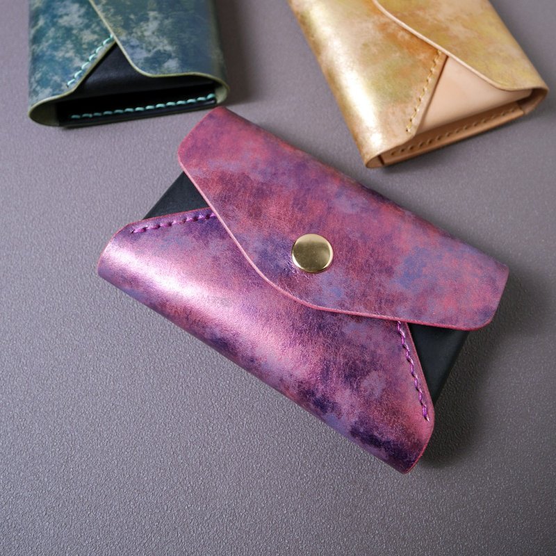 华丽大容量名片夹 - 紫水晶_免费定制烙印 - 名片夹/名片盒 - 真皮 紫色