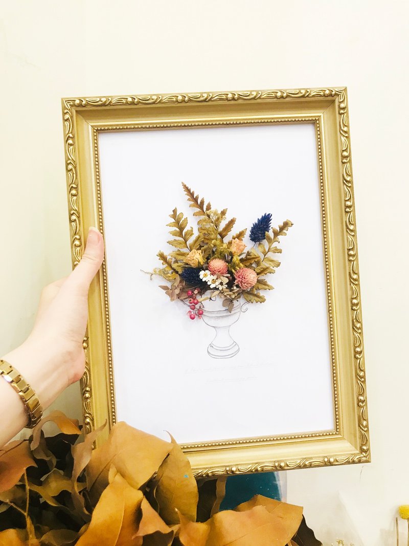 【干燥花与素描】欧式插画课程 - 插画/绘画/写字 - 其他材质 