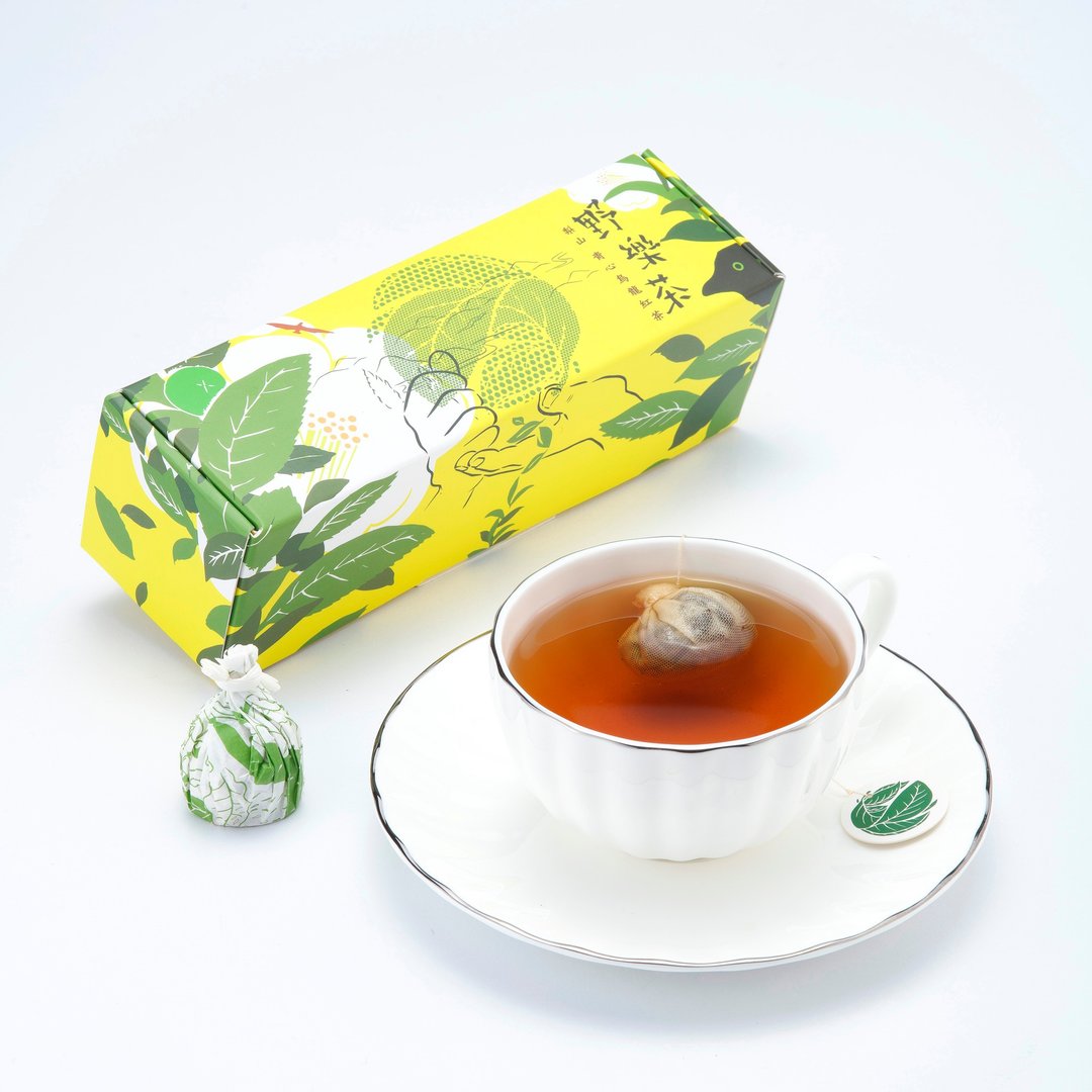 【野乐茶】太极茶包-梨山青心乌龙红茶礼盒(4入) 伴手礼 礼物 - 茶 - 棉 红色