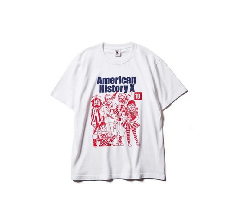 Softmachine History T-Shirt美式快餐短袖上衣 - 男装上衣/T 恤 - 棉 多色