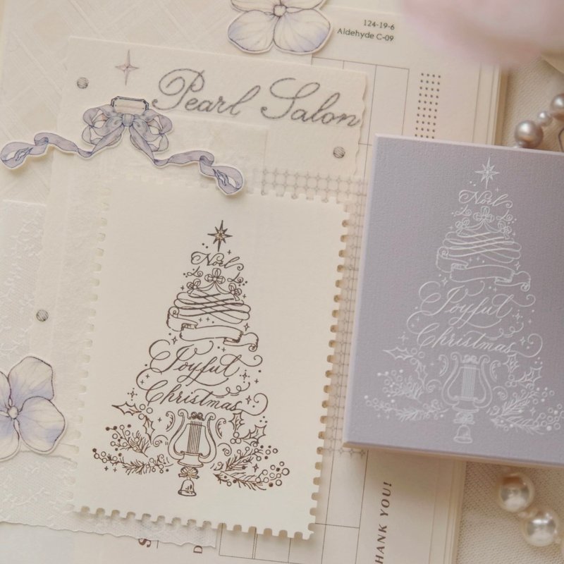 圣诞树 复古木质印章 - 印章/印台 - 木头 