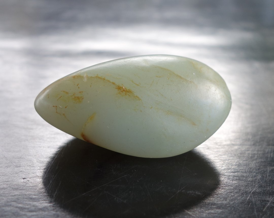 新疆和阗玉 籽料26克 籽玉 原籽 白玉 Jade 原石 秋梨皮 和田玉 - 吊饰 - 玉石 多色
