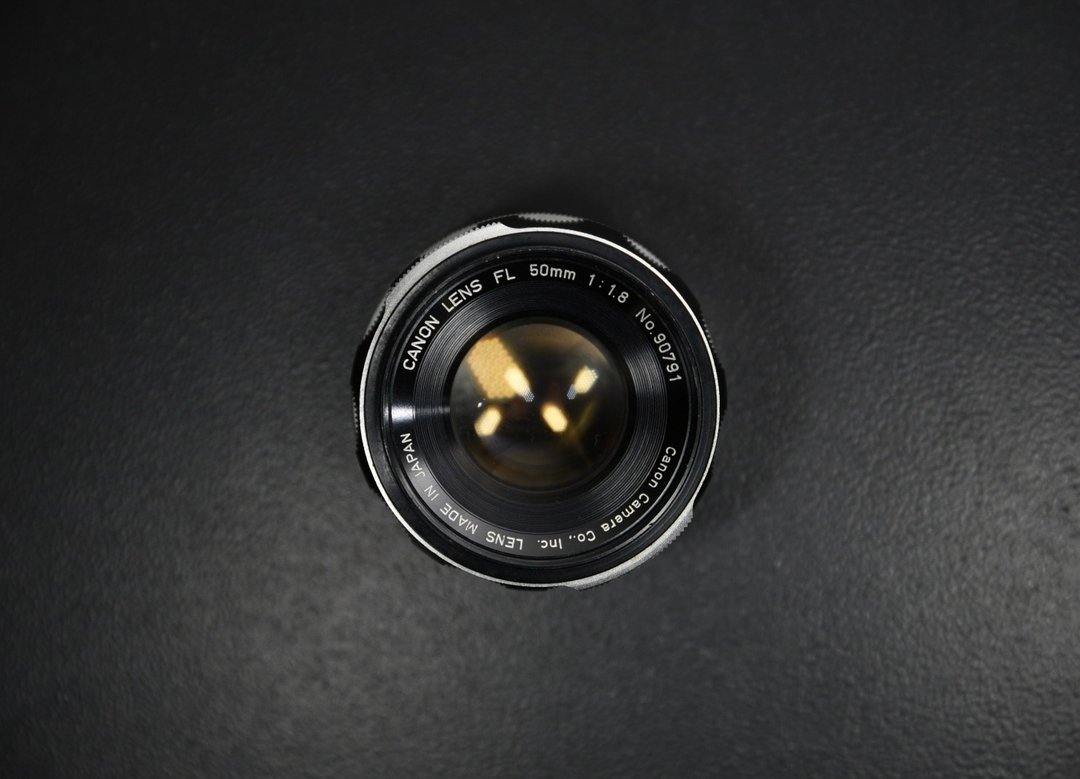 【经典古物】佳能 Canon FL 50mm F1.8 (1964年) 手动镜头 定焦镜 - 相机 - 其他金属 