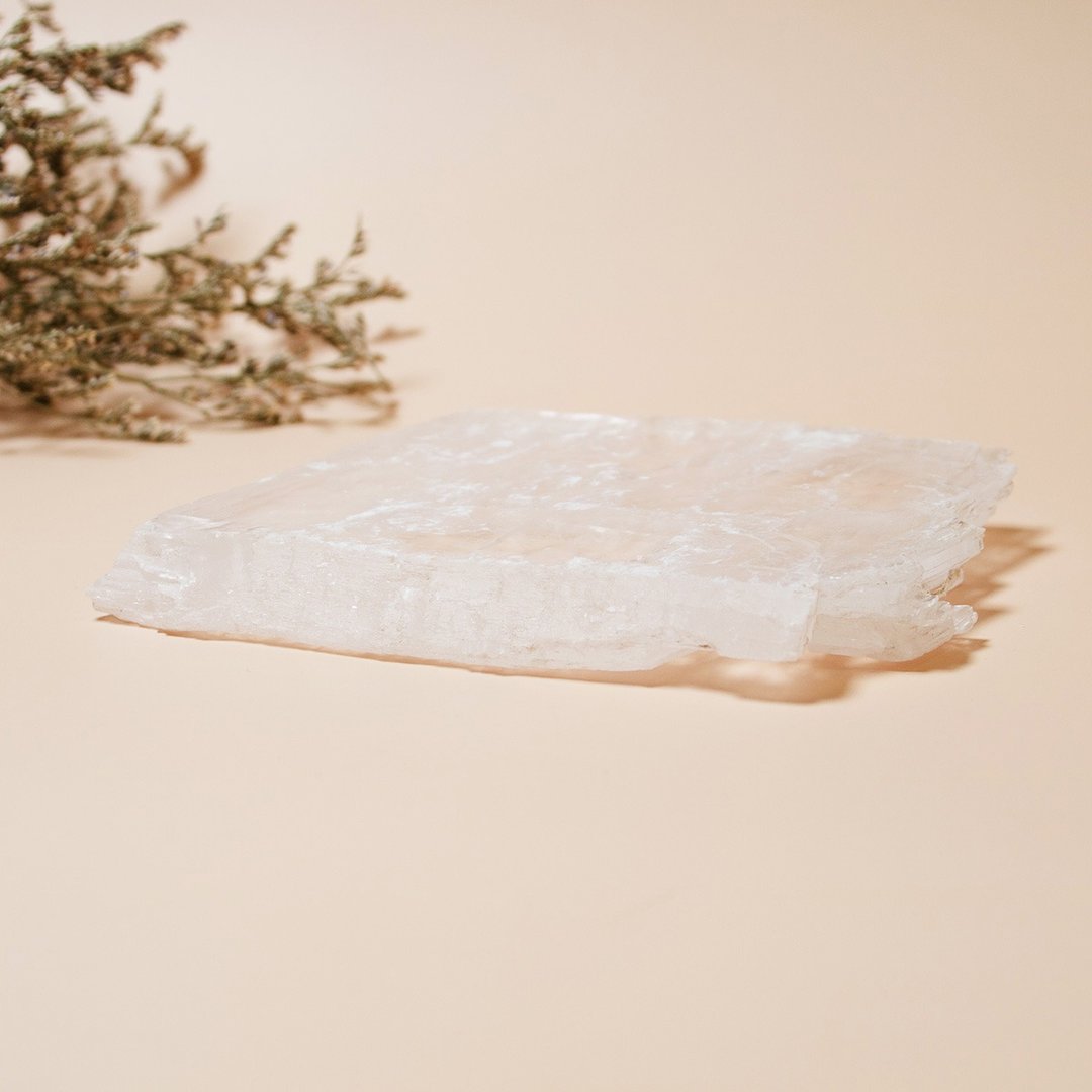 透石膏 净化 消磁 高频率 清除负能量 QU14 - 摆饰 - 水晶 白色