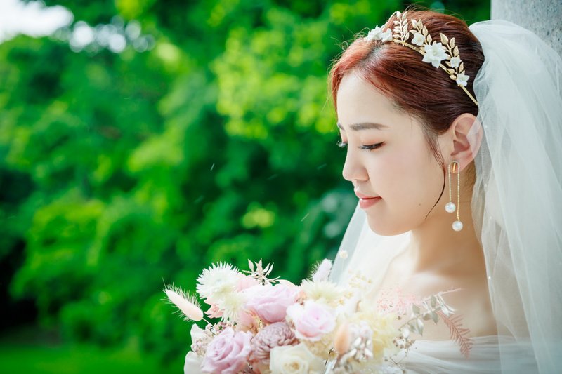 新北【一人开班】 婚礼花艺手作课程 新娘捧花 - 植栽 - 植物．花 