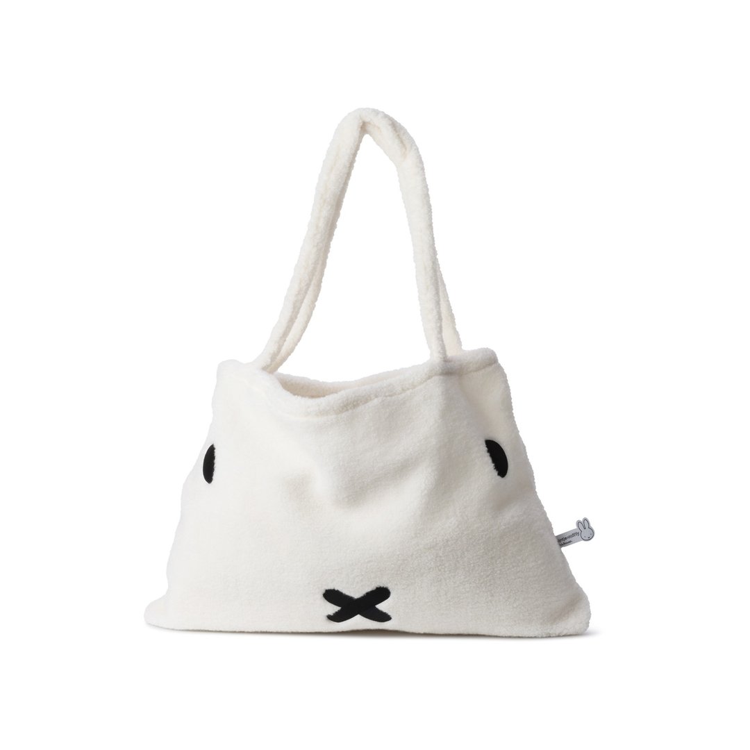 荷兰 Bon Ton Toys | Miffy 米飞兔 肩背包 Teddy系列 米白 - 侧背包/斜挎包 - 其他材质 白色