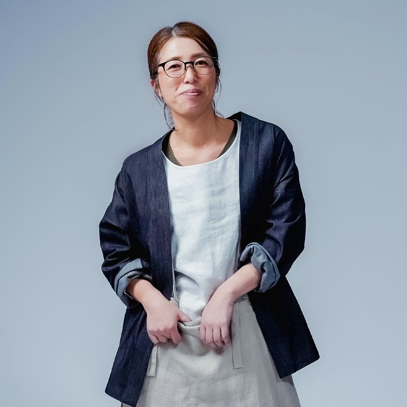 [soco] 美丽轮廓牛仔开襟衫 / 深靛h042f-din2 - 女装休闲/机能外套 - 棉．麻 蓝色