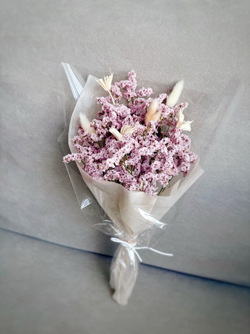 你给我勇气 粉色水晶花小花束 24 小时出货∣情人节。生日礼物 - 摆饰 - 植物．花 粉红色