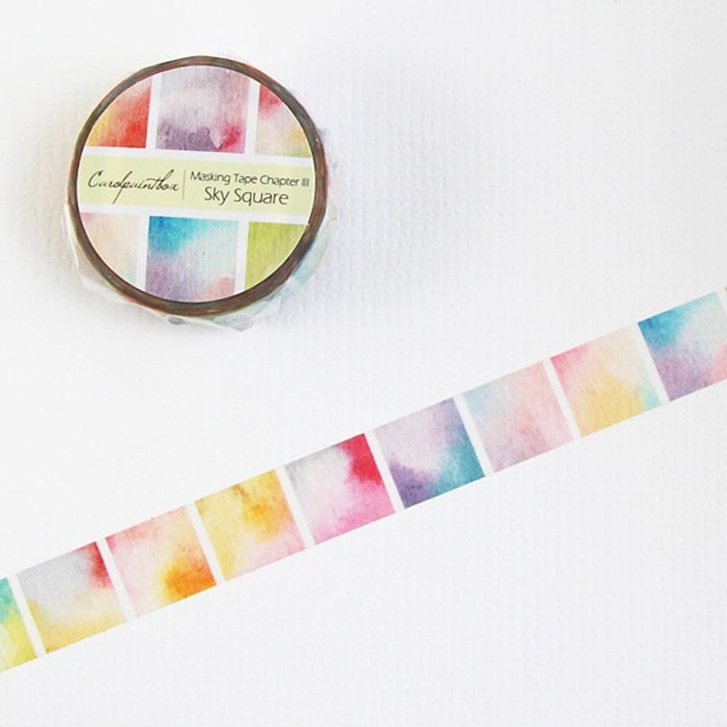 天色Sky square / 凯若插画纸胶带2016 - 纸胶带 - 纸 