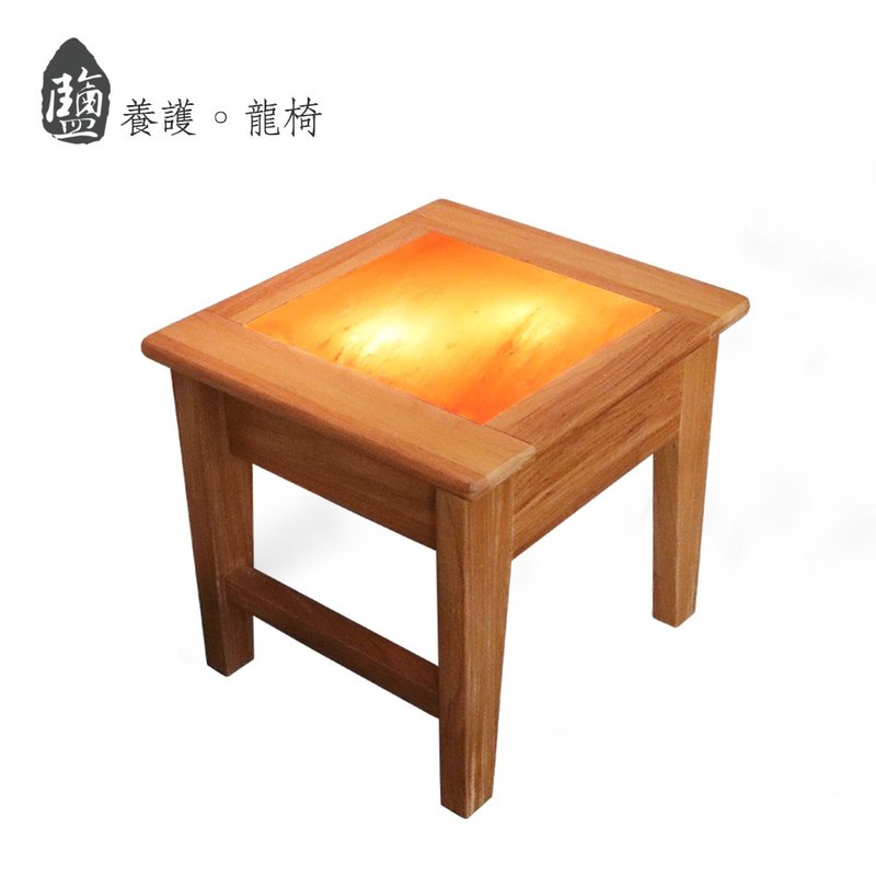 龙椅 / 喜马拉雅山 天然岩盐 / 热敷循环 - 其他家具 - 木头 橘色