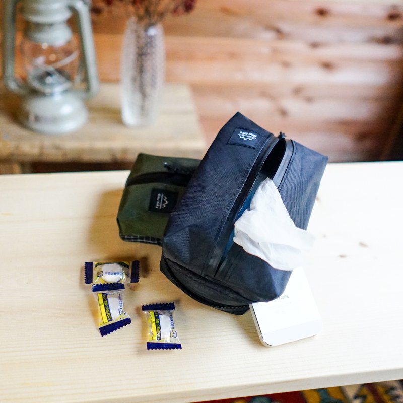 ECOPAK 黑色手机口袋保护套 M / 登山、露营、户外、口袋纸巾套、智慧型手机保护套 - 化妆包/杂物包 - 尼龙 黑色