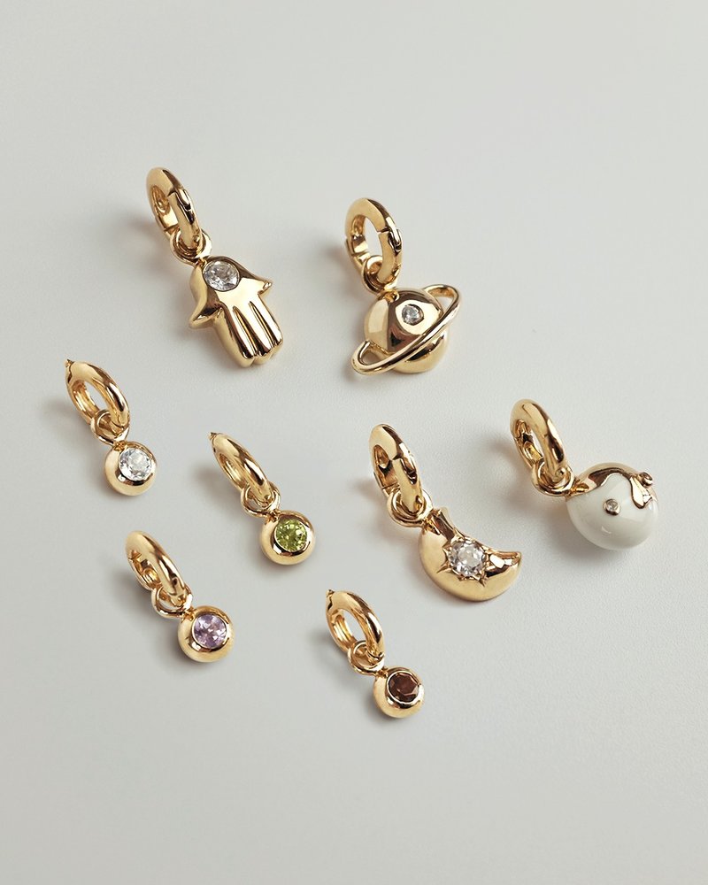 【雙 11 限定】  Heritage of Charms : Mini Charm Clasp - 项链 - 纯银 金色
