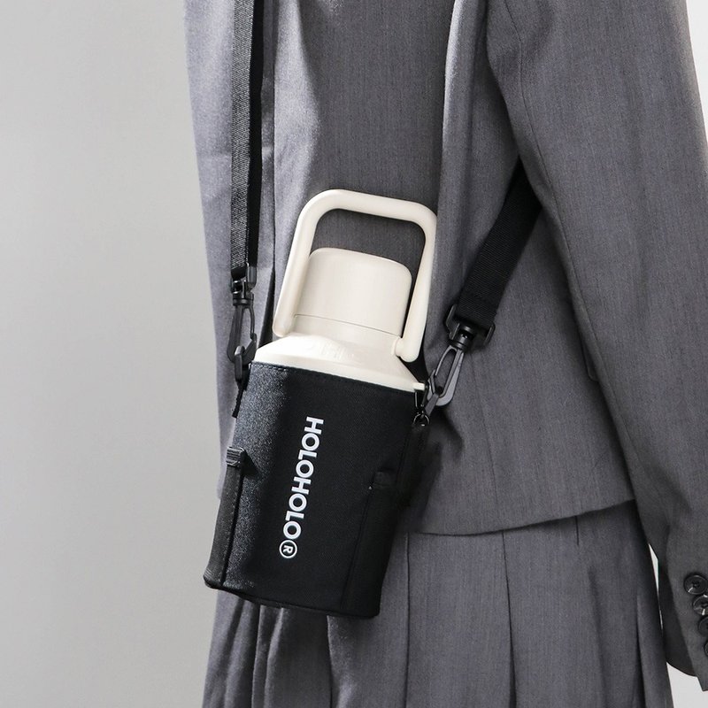 独家组合【HOLOHOLO】ALL KETTLE 保温外出壶(1L) + 专属背带 - 保温瓶/保温杯 - 不锈钢 多色