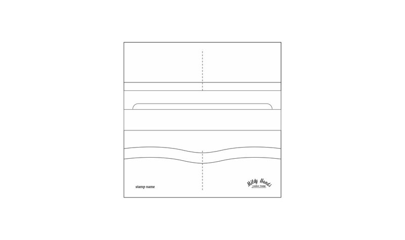 定制版型 MILDY HANDS - LW05 长夹 Long Wallet - 皮夹/钱包 - 真皮 咖啡色