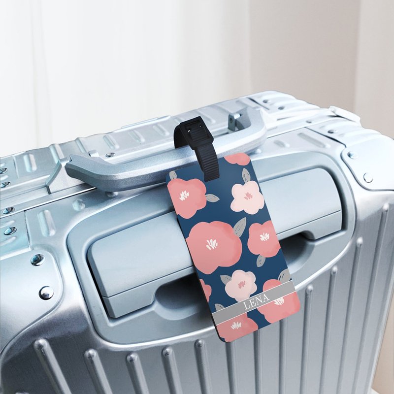 【芙桑小花】行李吊牌/生日礼/闺密礼物/定制化礼物 - 行李吊牌 - 塑料 