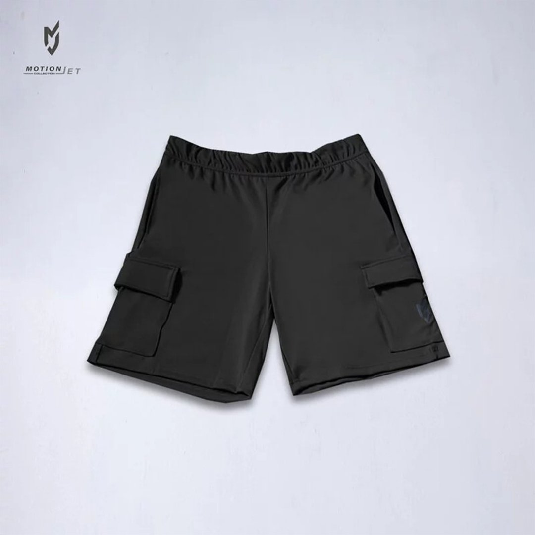 MJP001-MJ 男版机能运动短裤 (黑)  S-2XL - 男装运动裤 - 其他材质 黑色